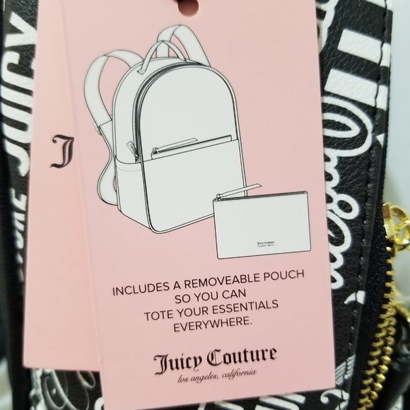Juicy Couture Backpac Black White Brand New with Tags main image 7